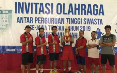 Kontingen Bulutangkis UMMagelang Juara 1 Piala Kopertis