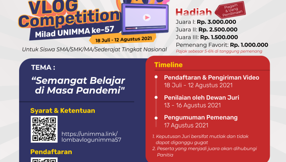 lomba vlog unimma