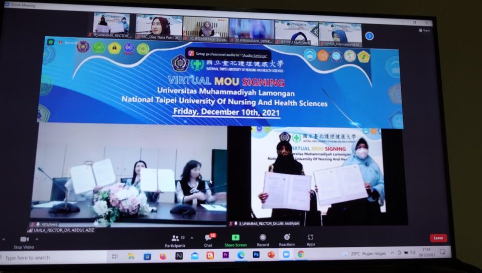 Penandatanganan MoU UNIMMA dan NTUHNS