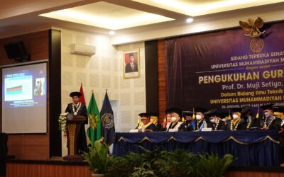 Awal Tahun, UNIMMA Kukuhkan Prof Muji Sebagai Guru Besar