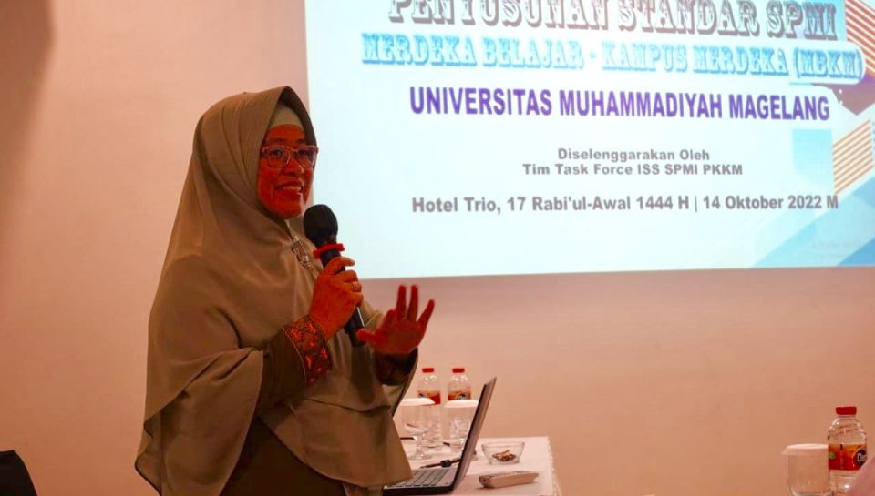 Rektor dalam sambutannya