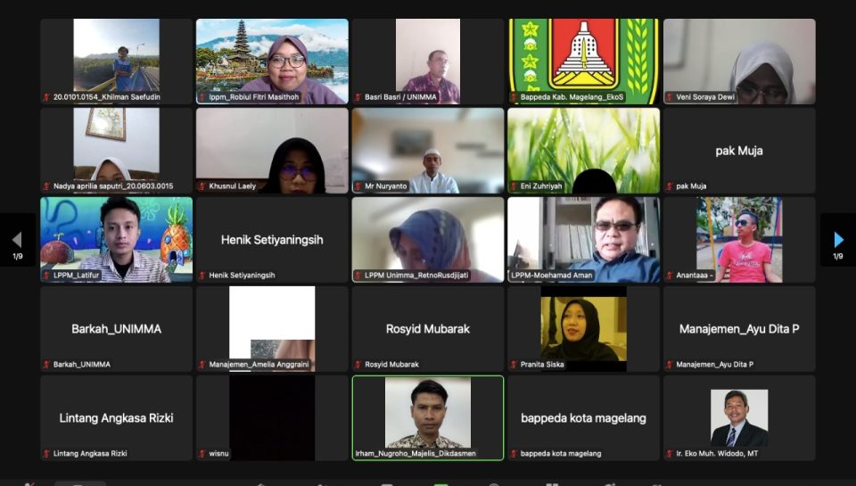 Sosialisasi secara daring