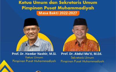 Haedar Nashir dan Abdul Mu’ti Kembali Pimpin PP Muhammadiyah 5 Tahun ke Depan