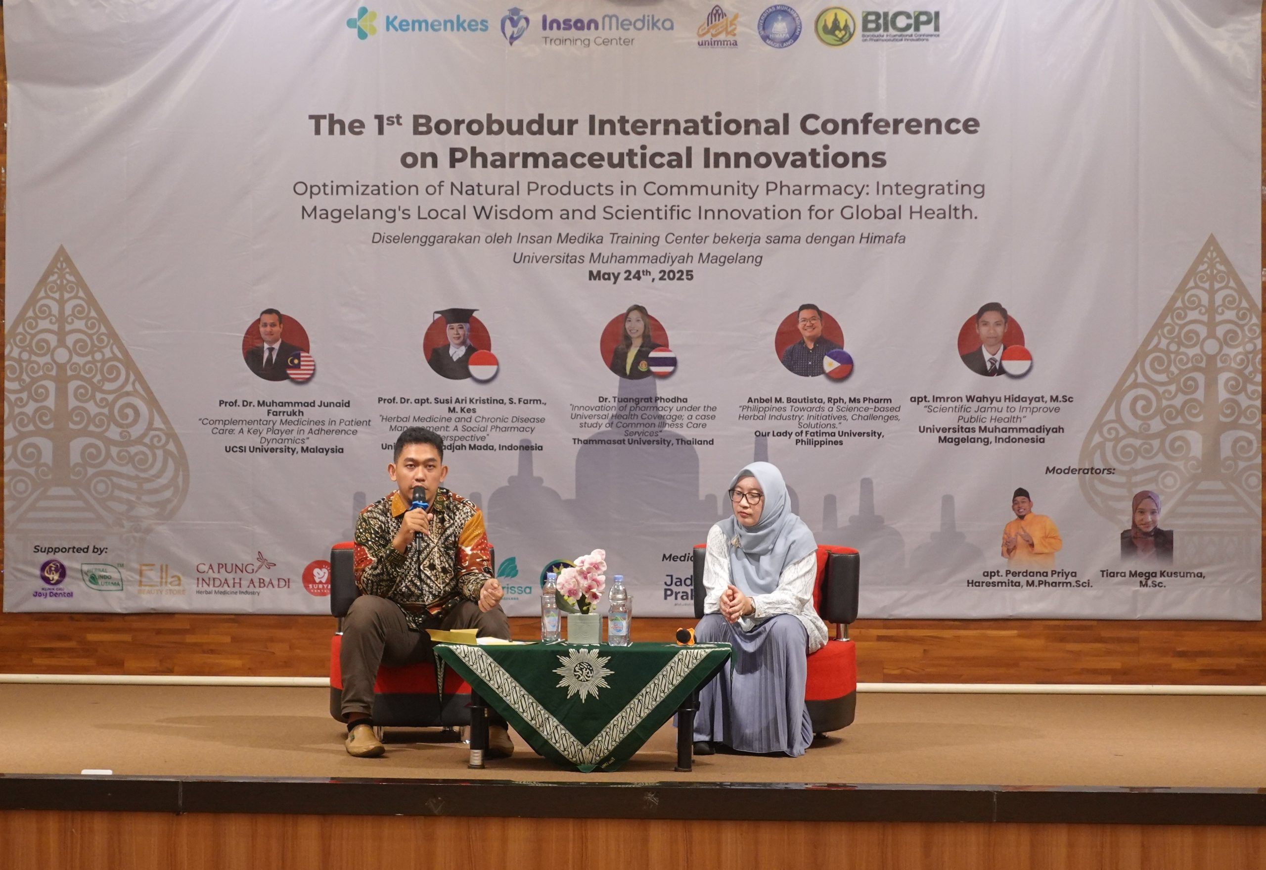 The 1st BICPI UNIMMA, Konferensi Internasional Pertama Bidang Farmasi: Gabungkan Kearifan Lokal dan Inovasi Sains Global