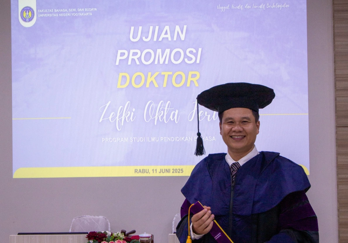 IPK Sempurna dan Empat Publikasi Bergengsi: Dosen Muda UNIMMA, Zefki Okta Feri Raih Gelar Doktor Linguistik
