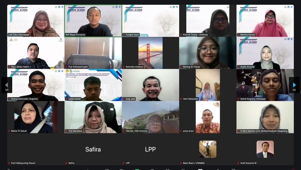 workshop buku ajar UNIMMA