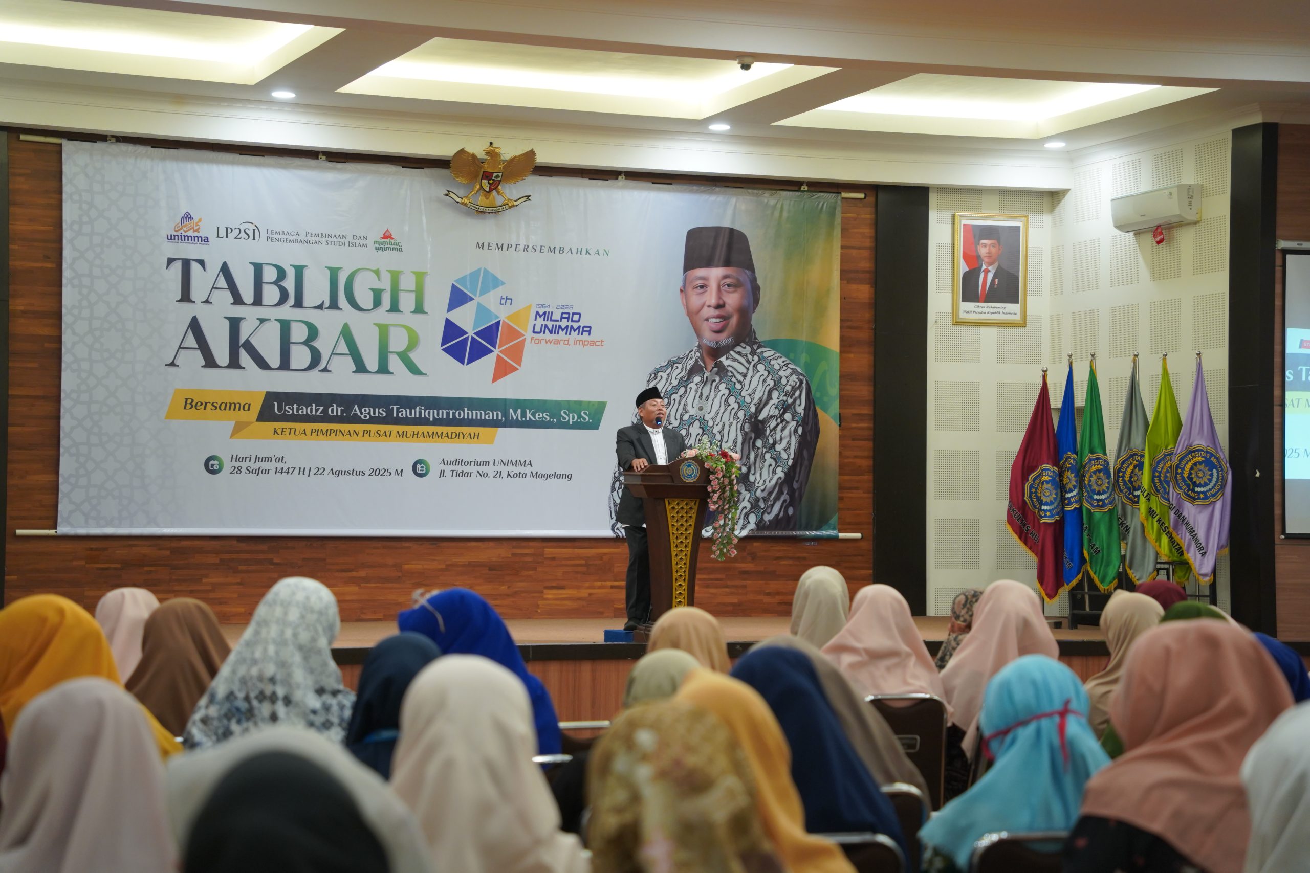 Ketua PP Muhammadiyah Tekankan 4 Makna Milad di Tabligh Akbar UNIMMA