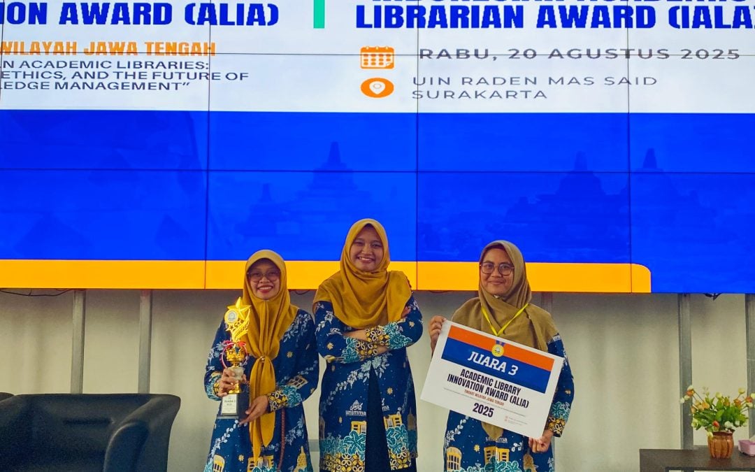 Kembangkan Layanan Data Riset, Perpustakaan UNIMMA Raih Juara 3 Academic Library Innovation Award 2025