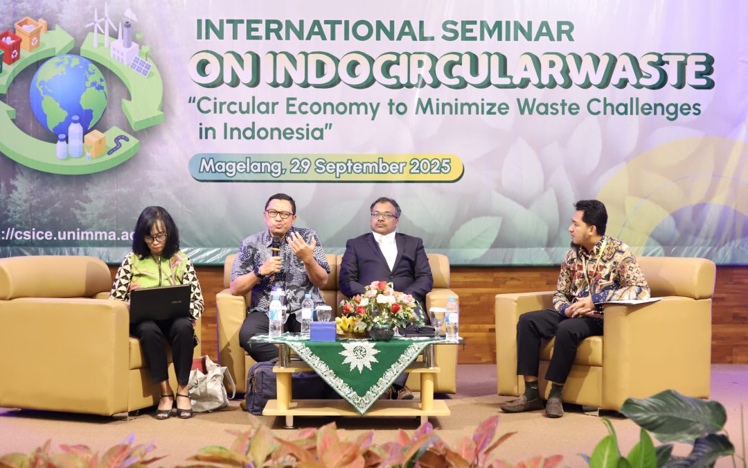 CSICE UNIMMA Hadirkan Pakar Dunia: Dorong Ekonomi Sirkular untuk Atasi Tantangan Sampah di Indonesia