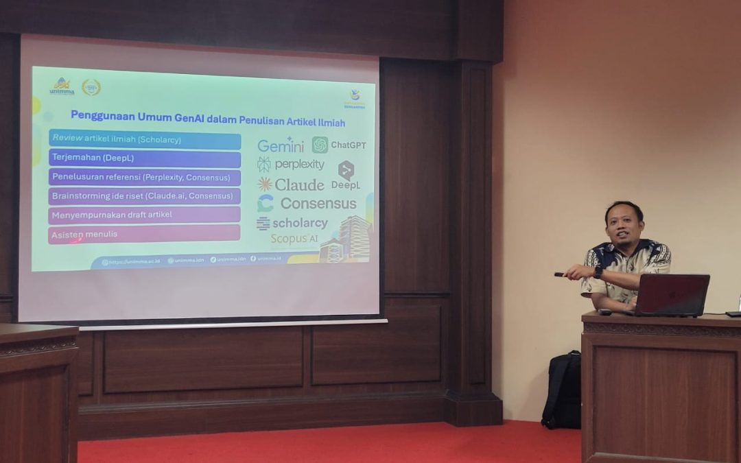 Dosen UNIMMA Kupas Strategi Cerdas Manfaatkan AI untuk Tingkatkan Publikasi Ilmiah di UAD