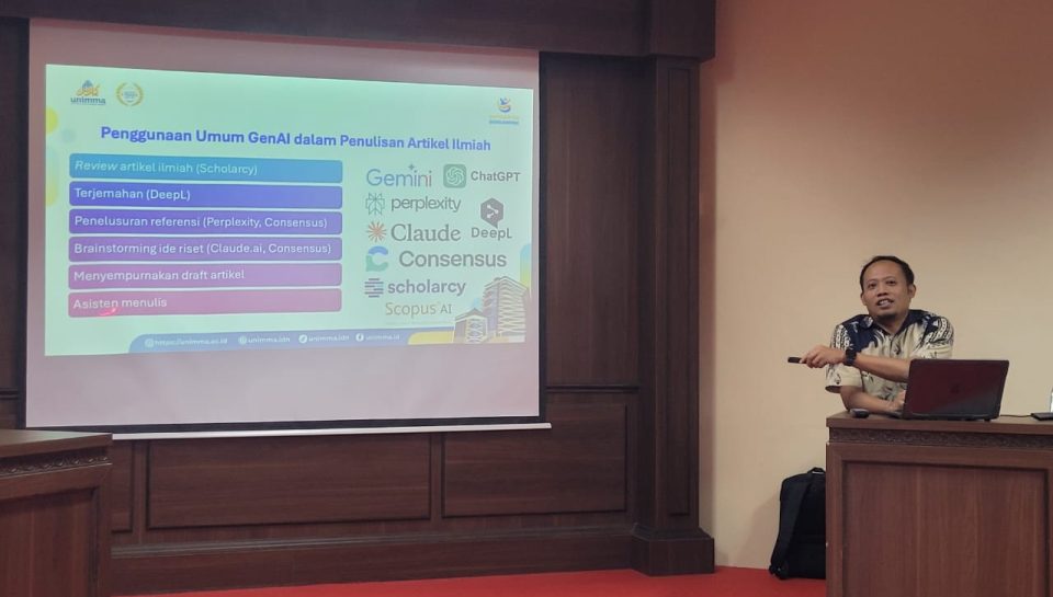Zulfikar UNIMMA dalam paparannya di UAD