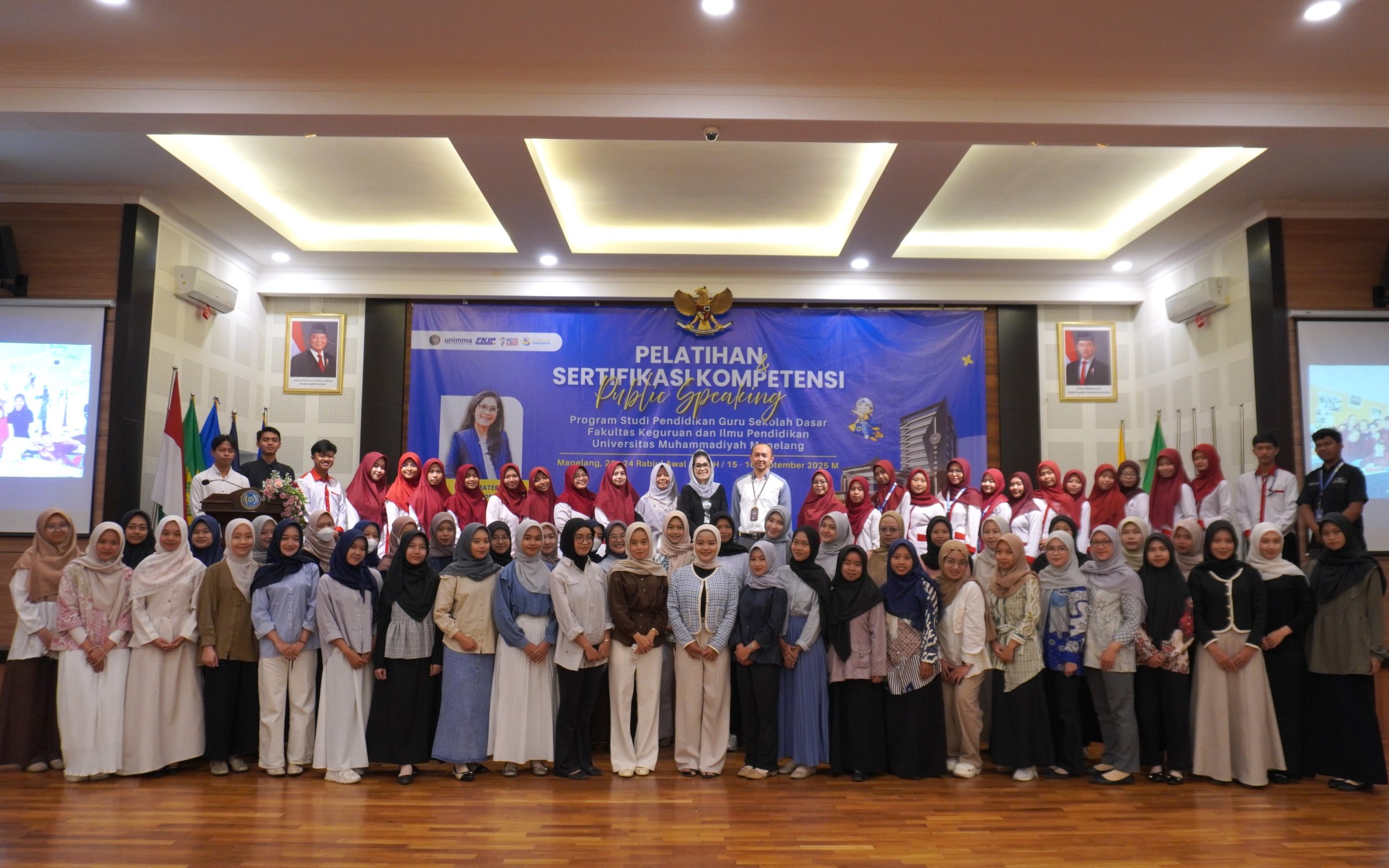 Membangun Guru Unggul di Era Global: PGSD UNIMMA Selenggarakan Pelatihan dan Sertifikasi Kompetensi Public Speaking