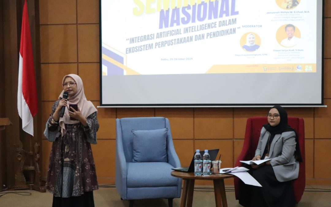 UNIMMA Perkuat Kiprah Nasional: Pustakawan Jamzanah Widayati Jadi Pembicara di Seminar Literasi AI Universitas Muria Kudus