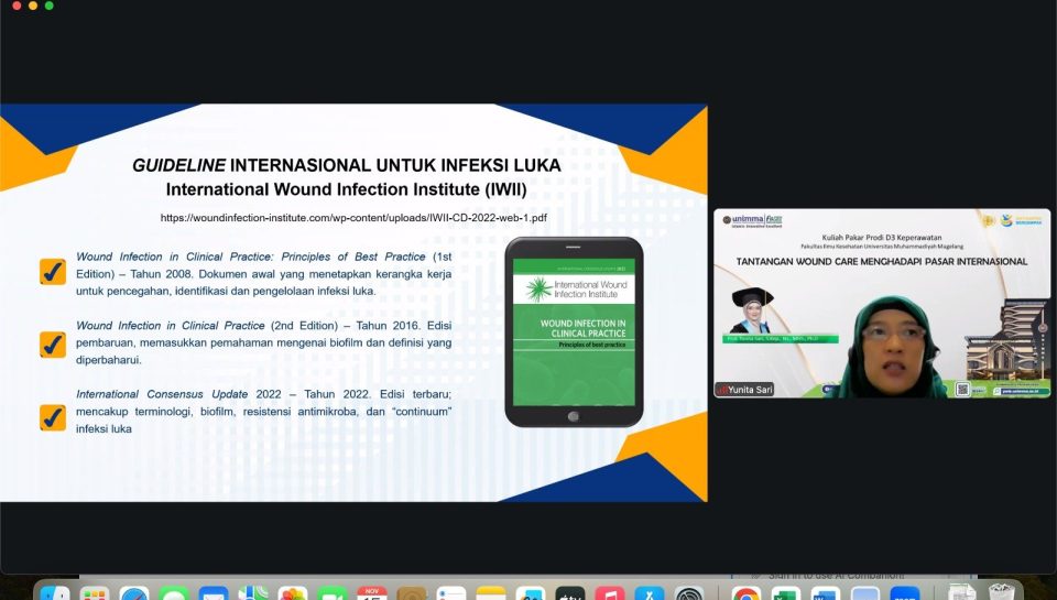 UNIMMA Perkuat Kompetensi Global Mahasiswa Lewat Kuliah Pakar Wound Care