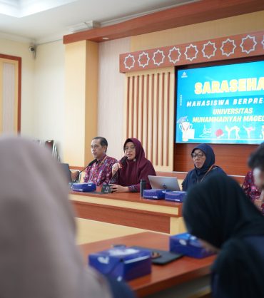 sarasehan mahasiswa berprestasi UNIMMA dg rektor