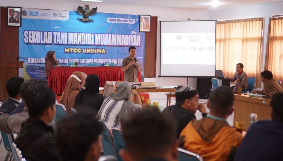 Sekolah Tani Mandiri Muhammadiyah MTCC UNIMMA Dorong Petani Milenial Boyolali Berdaya dan Berkemajuan