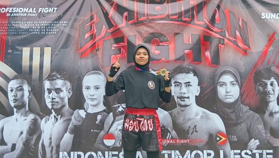 Mahasiswi UNIMMA Raih Juara 2 di Ajang International Fight Indonesia vs Timor Leste