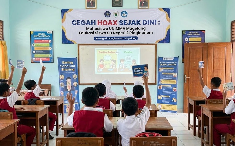Peduli Generasi Cerdas Digital, Mahasiswa UNIMMA Ajak Siswa Bijak Bermedia