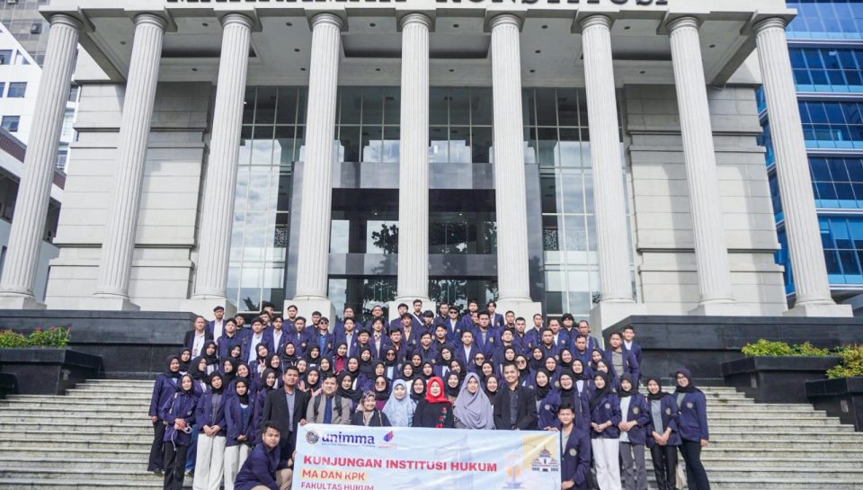 Perkuat Wawasan Praktis, Mahasiswa FH UNIMMA Kunjungi MK dan KPK