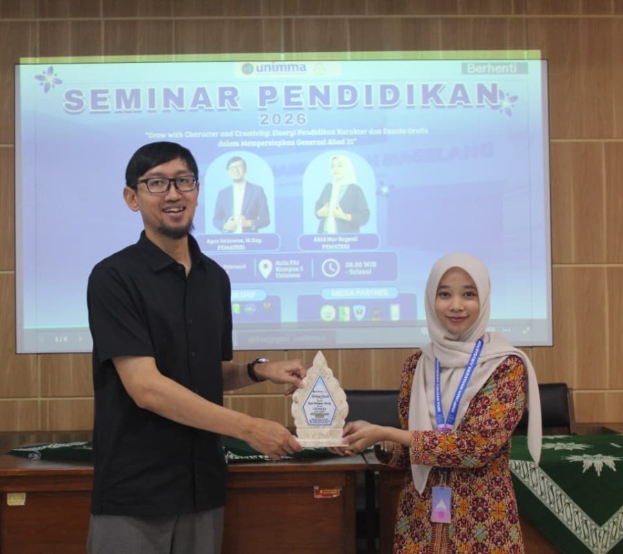 Siapkan Pendidik Adaptif dan Kreatif, HMJ PGMI UNIMMA Selenggarakan Seminar Pendidikan (1)