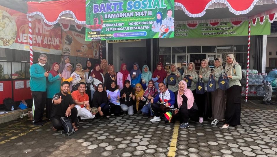 Tebar Manfaat Jelang Ramadhan, UNIMMA Hadir dalam Bakti Sosial Lintas Ormas bersama PCA Tegalrejo