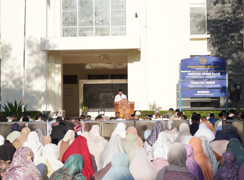 UNIMMA Gelar Sholat Idulfitri, Ajak Jamaah Jaga Amal Setelah Ramadhan