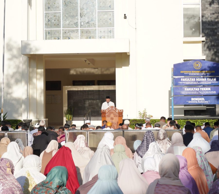 UNIMMA Gelar Sholat Idulfitri, Ajak Jamaah Jaga Amal Setelah Ramadhan