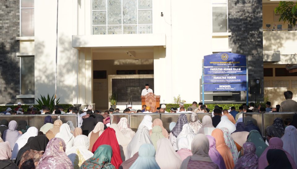 UNIMMA Gelar Sholat Idulfitri, Ajak Jamaah Jaga Amal Setelah Ramadhan
