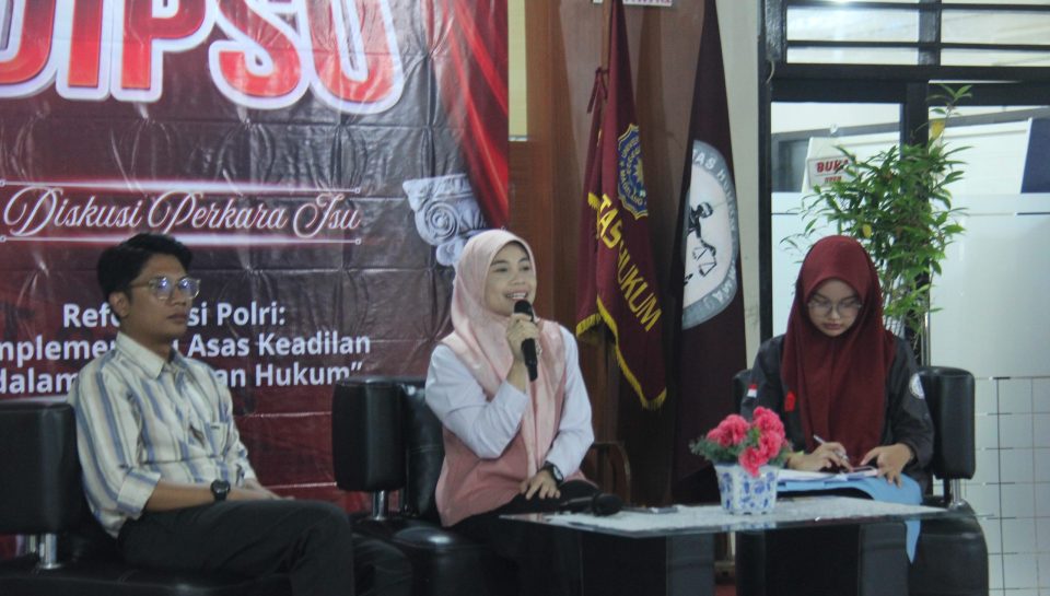DIPSU FH UNIMMA Jadi Ruang Kritis Mahasiswa Bahas Reformasi Polri