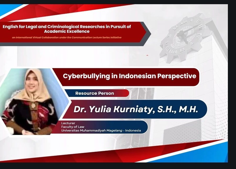 Implementasi Kerja Sama Internasional, UNIMMA Bahas Cyberbullying di Webinar Batangas State University Filipina