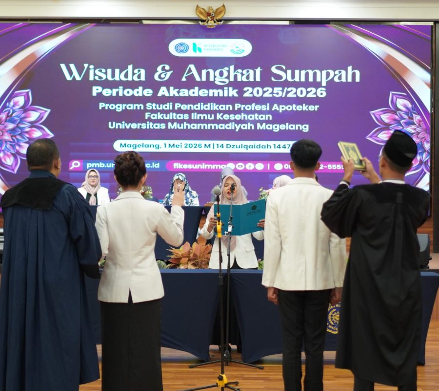 Wisuda Angkat Sumpah Apoteker UNIMMA, Meneguhkan Peran Lebih dari Sekadar Obat