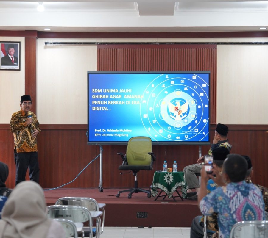 SIMPATI UNIMMA Hadirkan Prof. Widodo Muktiyo, Bahas Bahaya Ghibah di Era Digital