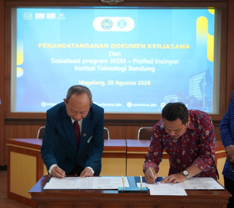 Perkuat Sinergi Akademik, UNIMMA dan ITB Tandatangani MoA