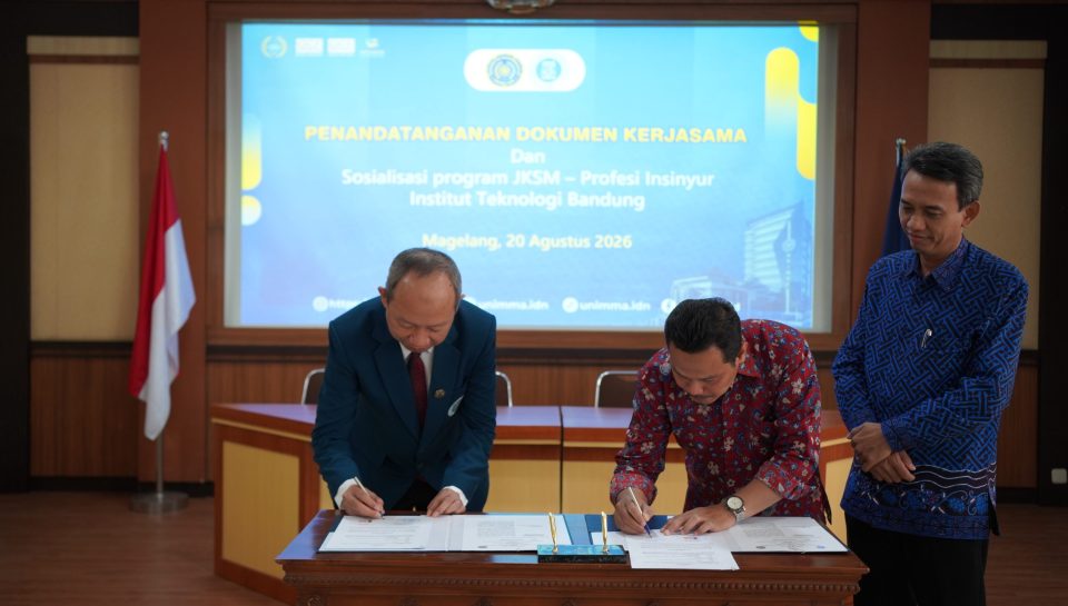 Perkuat Sinergi Akademik, UNIMMA dan ITB Tandatangani MoA