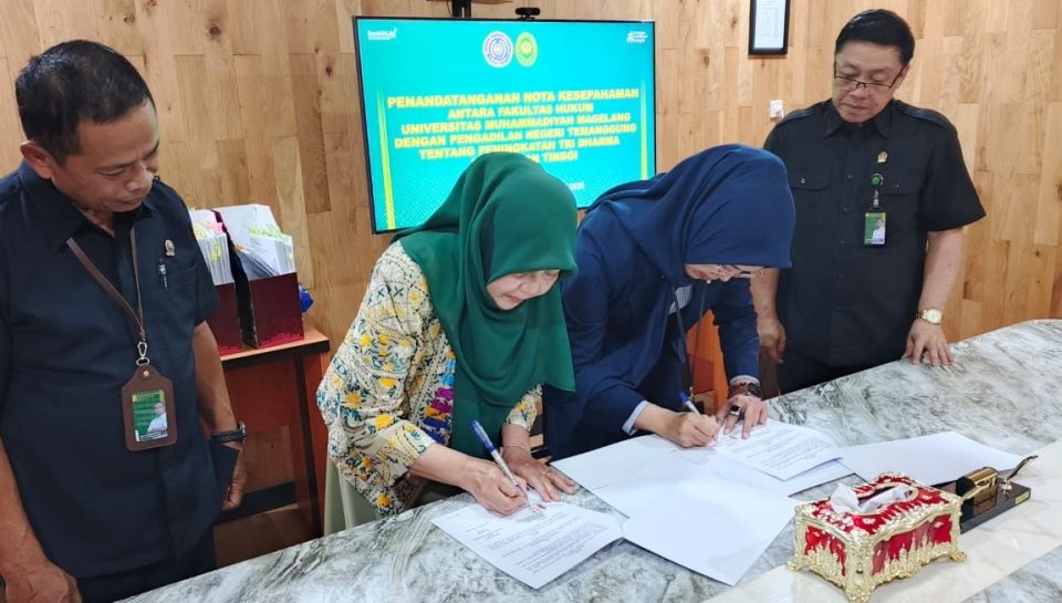 FH UNIMMA Lanjutkan Kolaborasi dengan Pengadilan Negeri Temanggung, Siapkan Lulusan Hukum Siap Praktik
