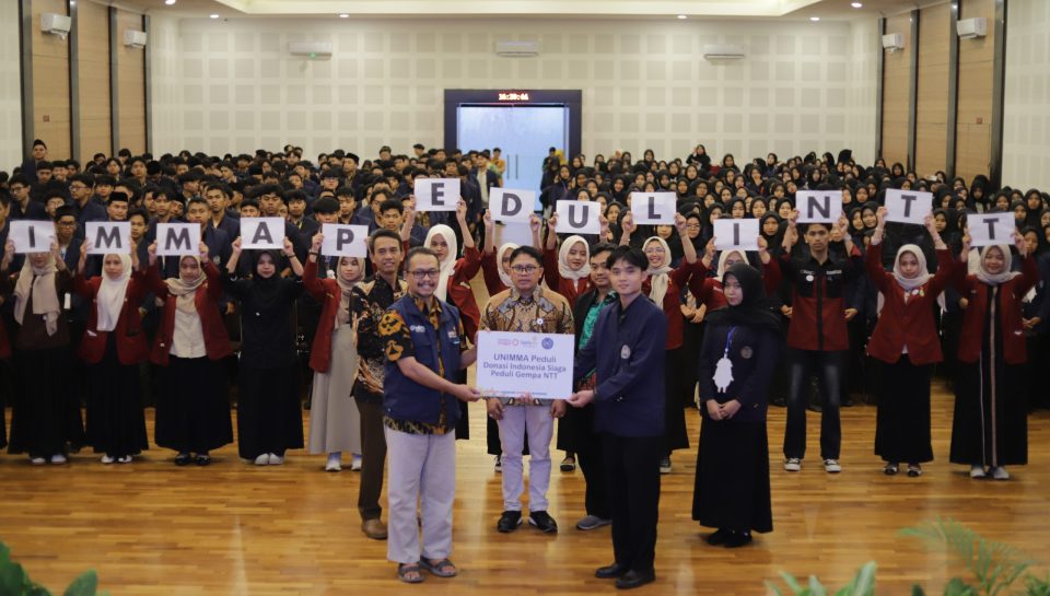 Mahasiswa Baru UNIMMA Salurkan Donasi Kemanusiaan untuk Masyarakat NTT