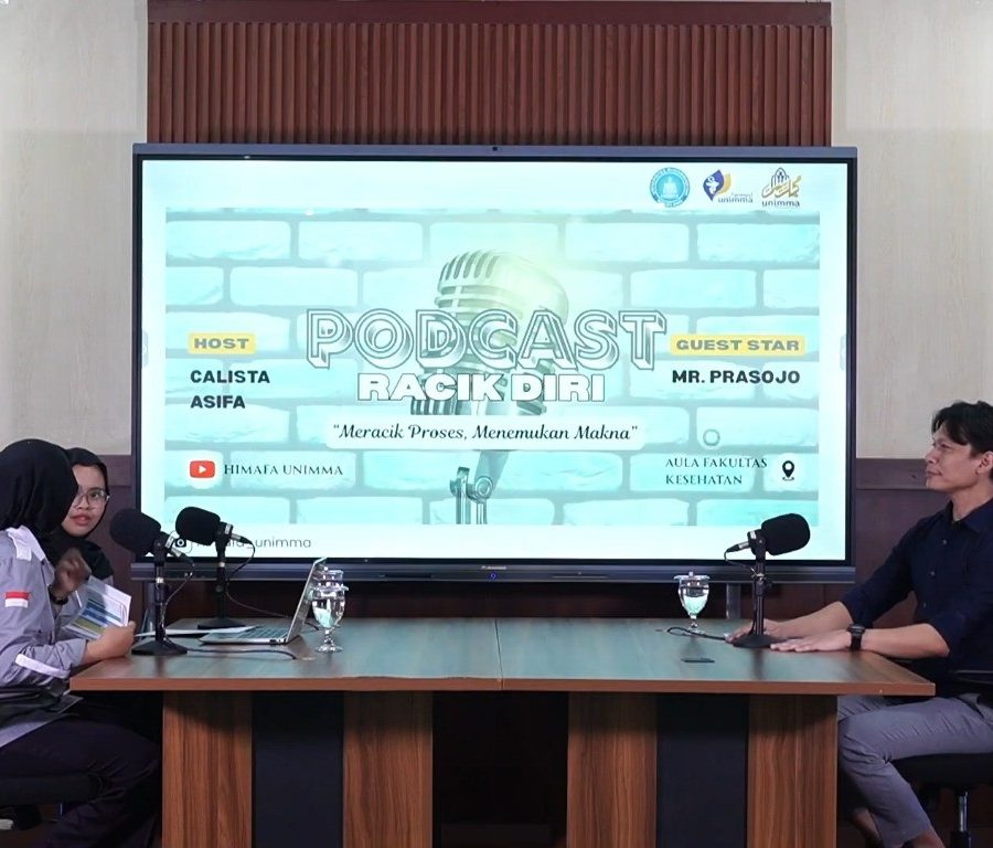 RACIK DIRI, Podcast HIMAFA UNIMMA Ajak Mahasiswa Memaknai Proses