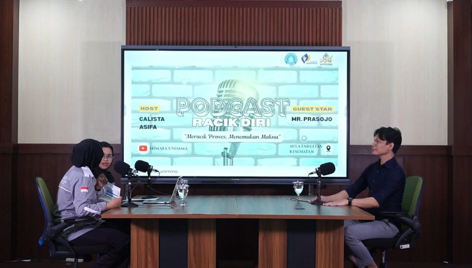 RACIK DIRI, Podcast HIMAFA UNIMMA Ajak Mahasiswa Memaknai Proses