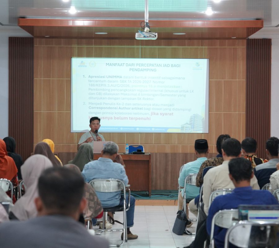 UNIMMA Bangun Budaya Akademik melalui Pendampingan Percepatan Jabatan Akademik Dosen